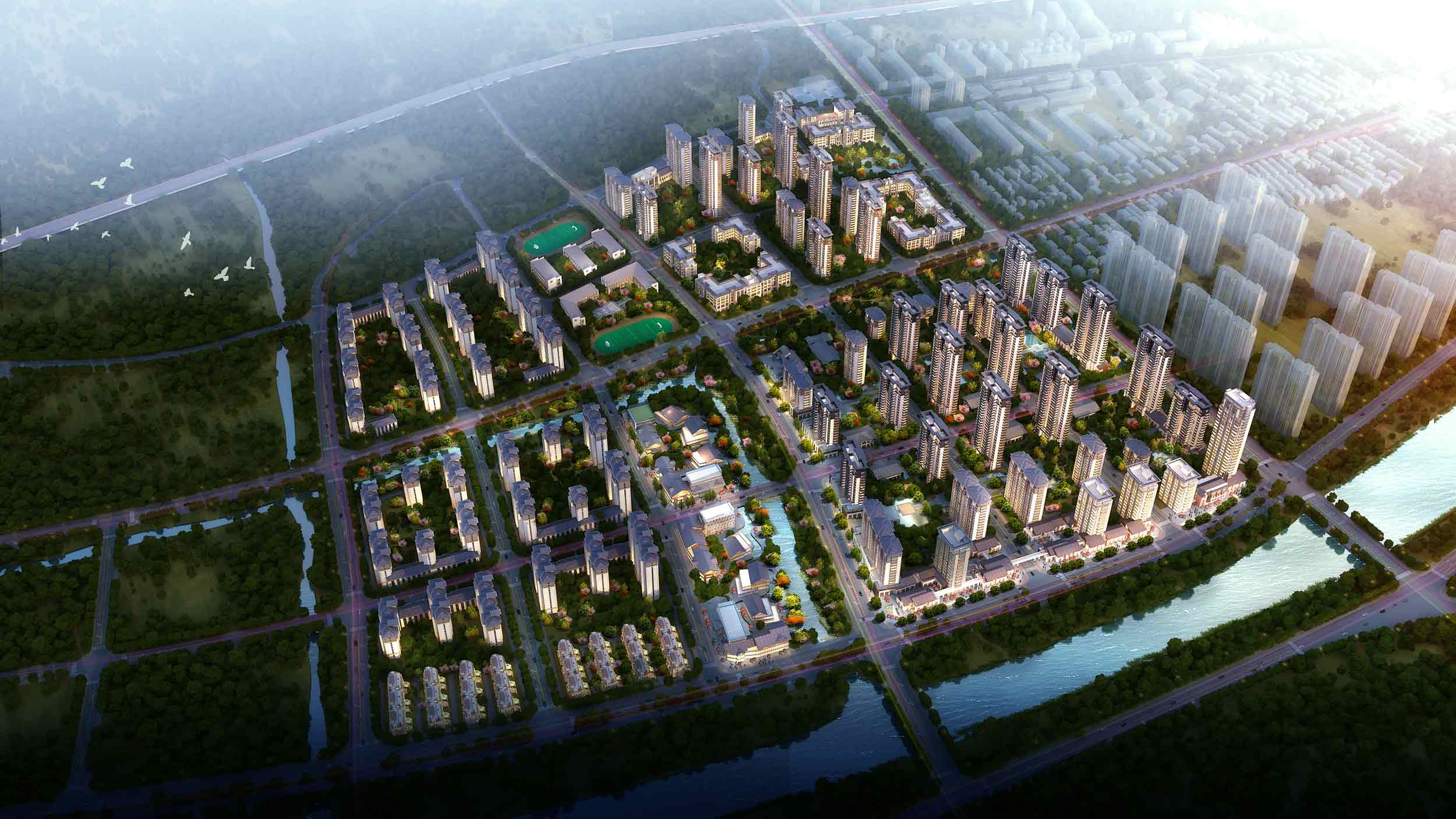 昌元新城首期概念规划九廷城市规划设计北京有限公司 